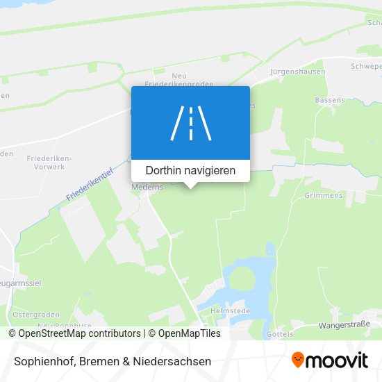 Sophienhof Karte