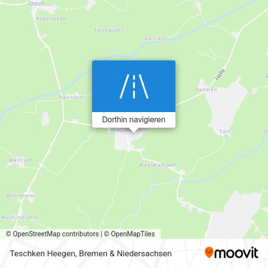 Teschken Heegen Karte