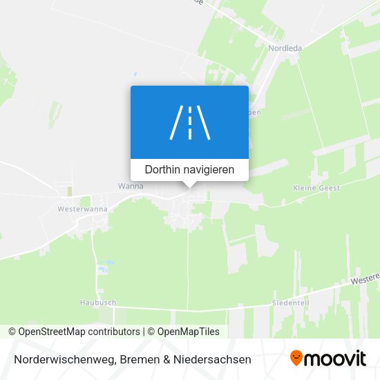 Norderwischenweg Karte