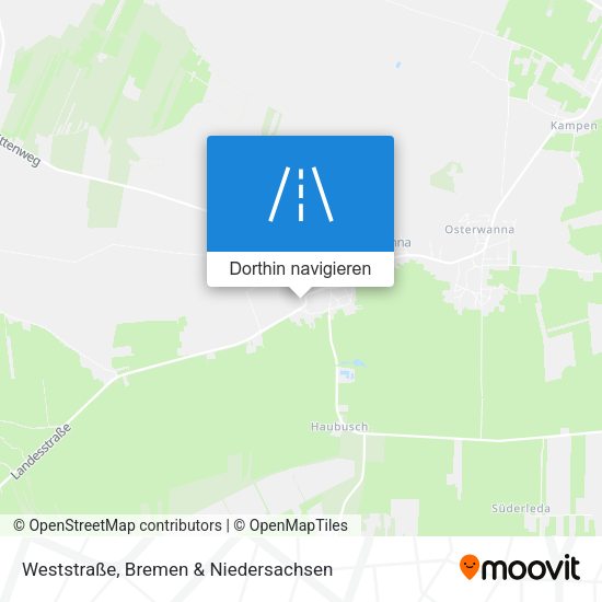 Weststraße Karte