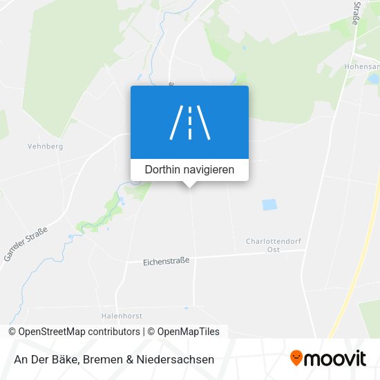 An Der Bäke Karte