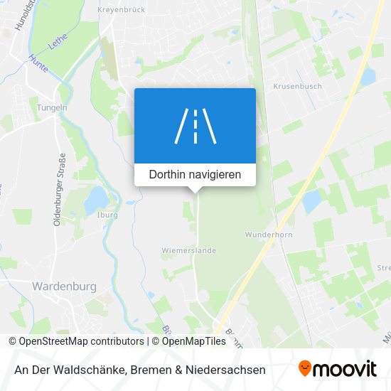 An Der Waldschänke Karte