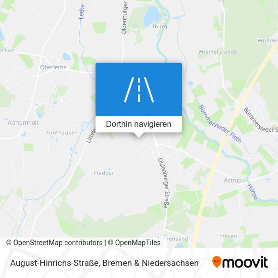 August-Hinrichs-Straße Karte