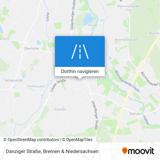 Danziger Straße Karte
