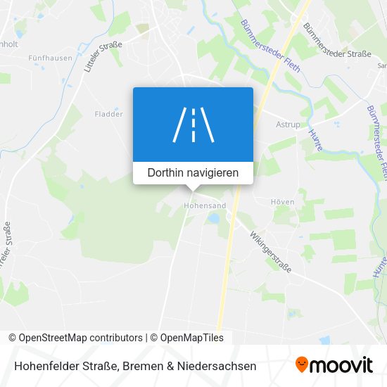 Hohenfelder Straße Karte