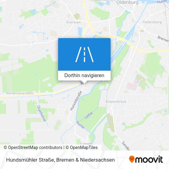 Hundsmühler Straße Karte