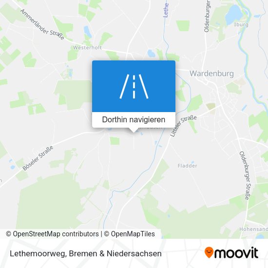 Lethemoorweg Karte