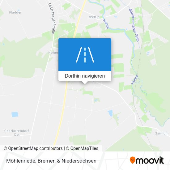 Möhlenriede Karte