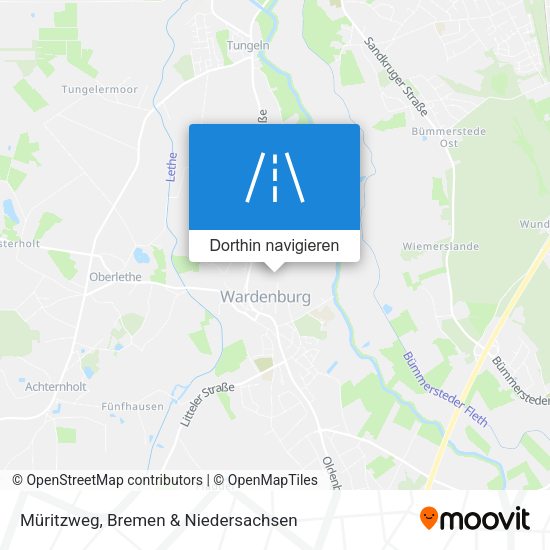 Müritzweg Karte