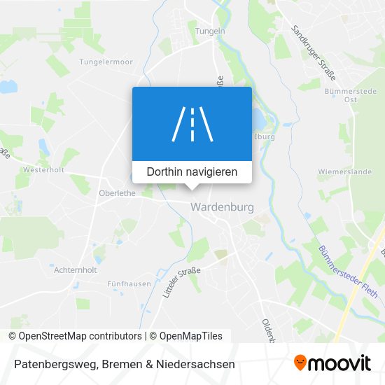 Patenbergsweg Karte