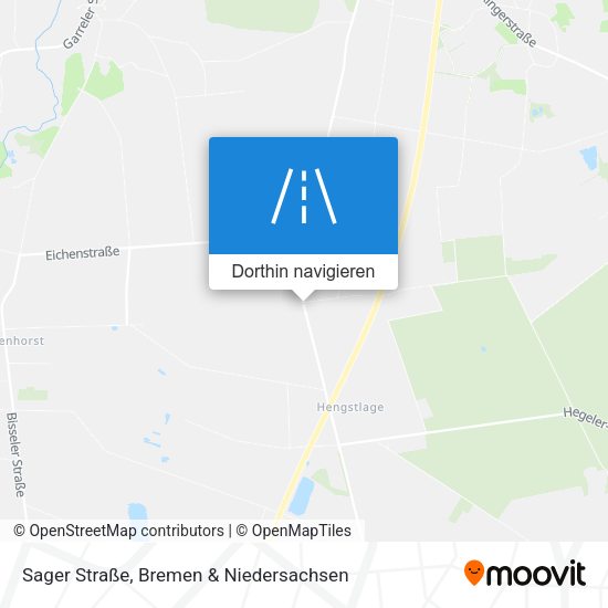 Sager Straße Karte
