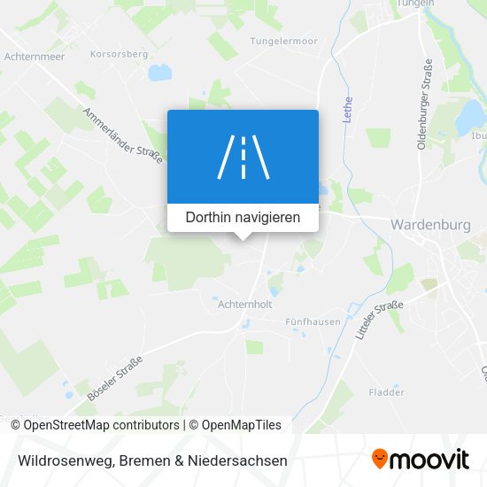 Wildrosenweg Karte
