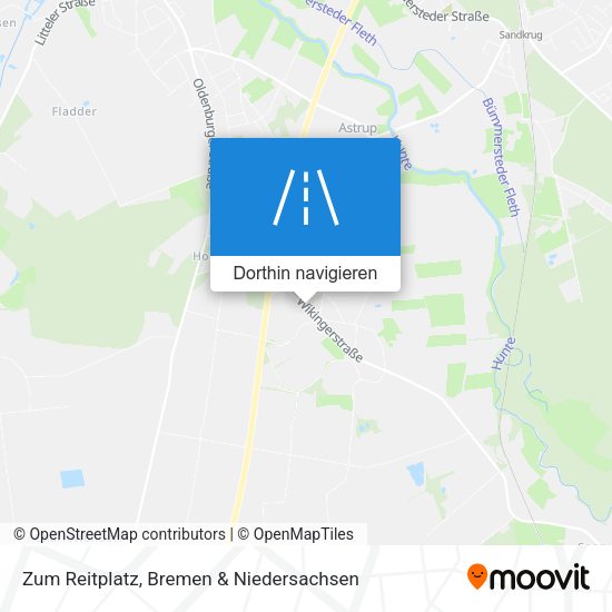Zum Reitplatz Karte