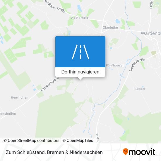 Zum Schießstand Karte
