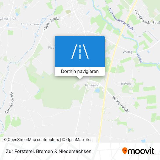 Zur Försterei Karte