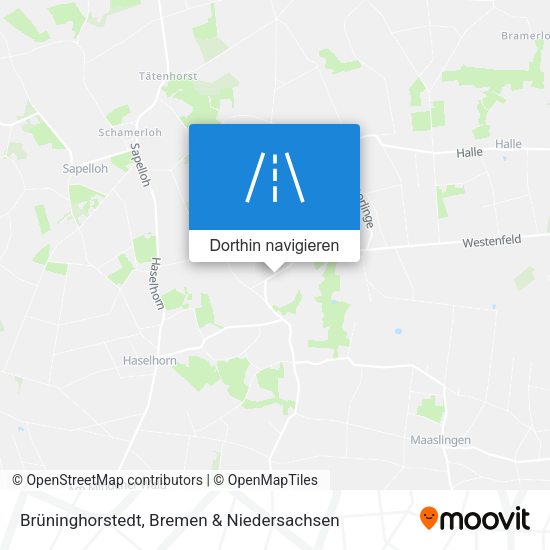 Brüninghorstedt Karte
