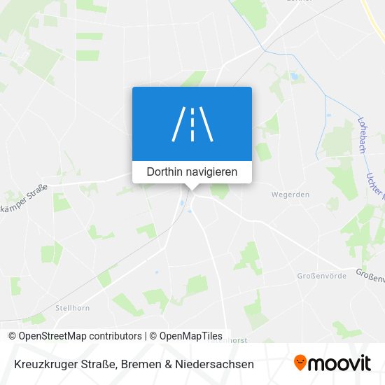 Kreuzkruger Straße Karte