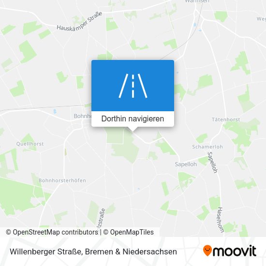 Willenberger Straße Karte