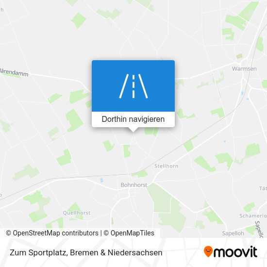 Zum Sportplatz Karte