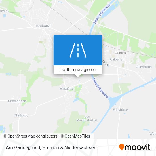Am Gänsegrund Karte