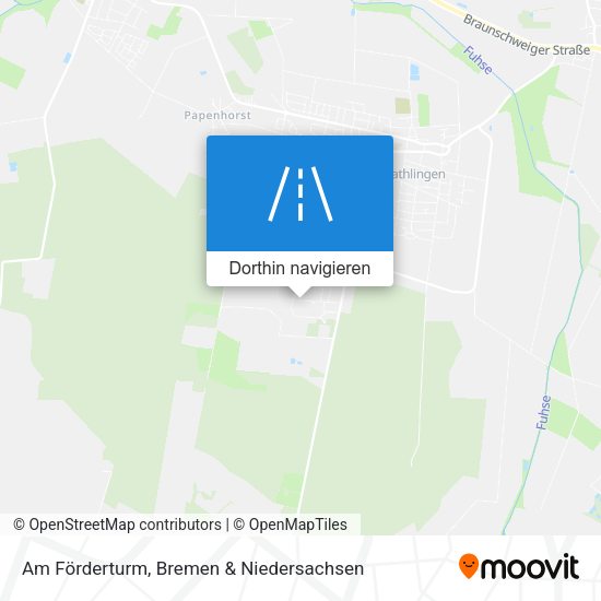 Am Förderturm Karte
