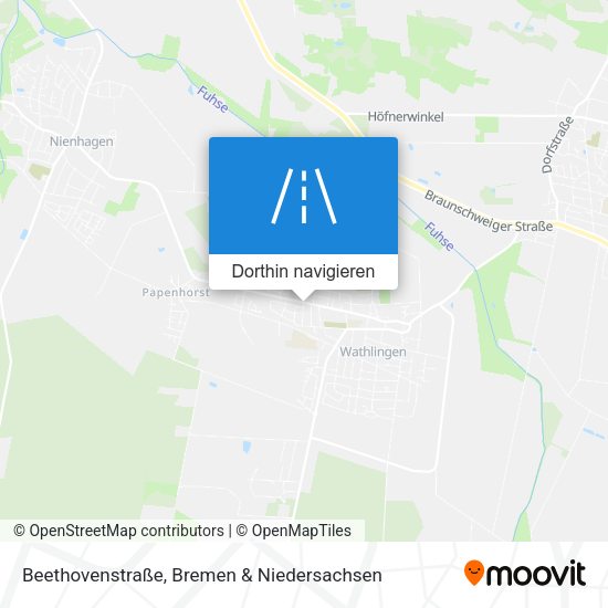Beethovenstraße Karte