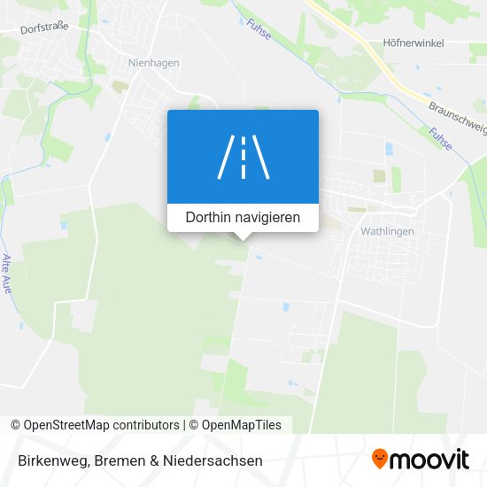 Birkenweg Karte