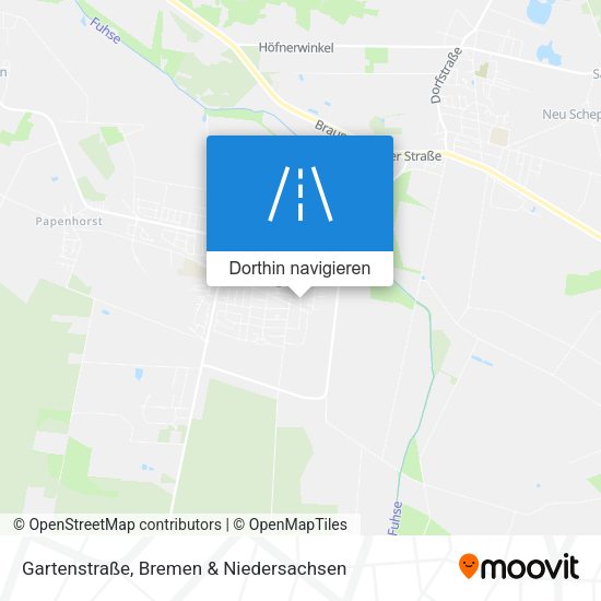 Gartenstraße Karte