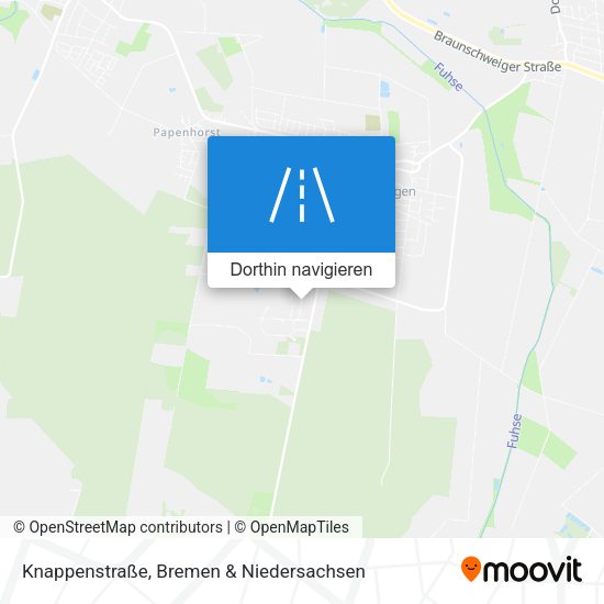 Knappenstraße Karte