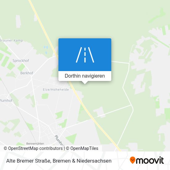 Alte Bremer Straße Karte