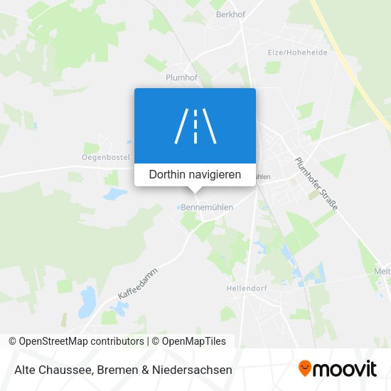 Alte Chaussee Karte
