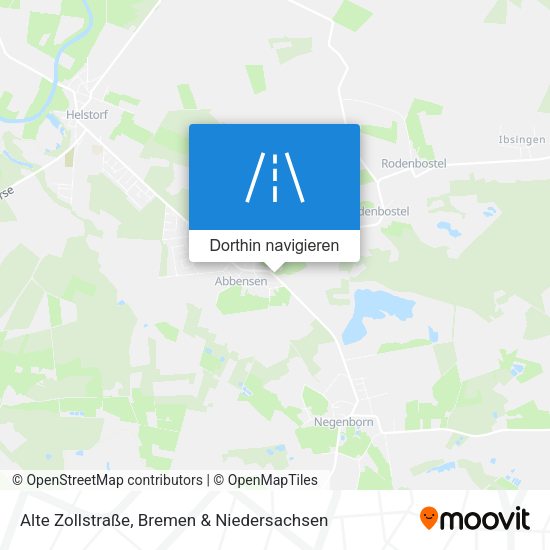 Alte Zollstraße Karte