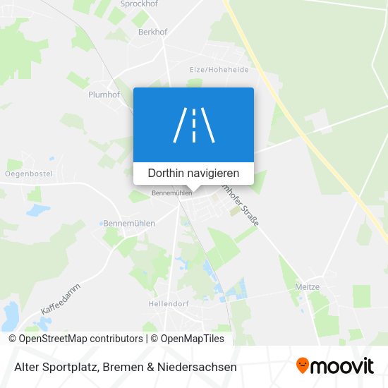 Alter Sportplatz Karte