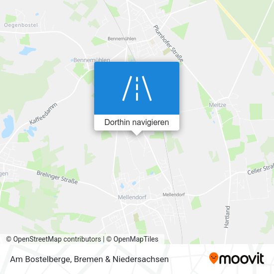 Am Bostelberge Karte
