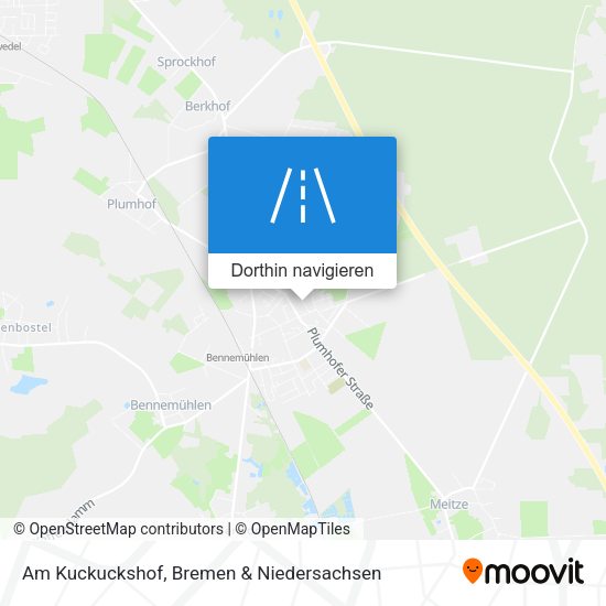 Am Kuckuckshof Karte