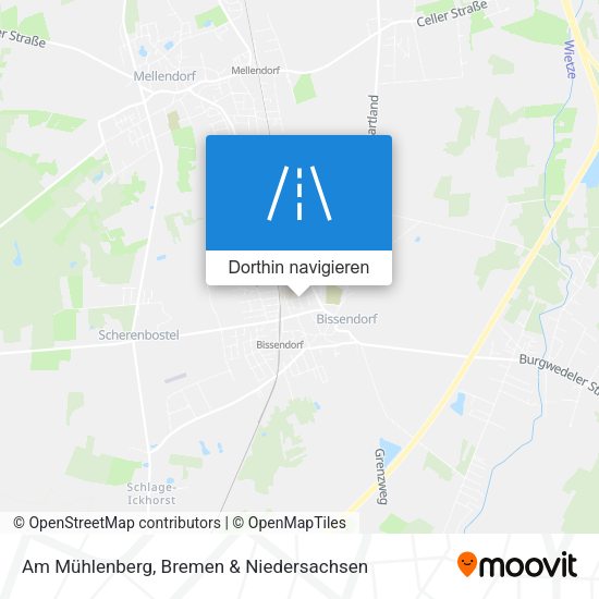 Am Mühlenberg Karte