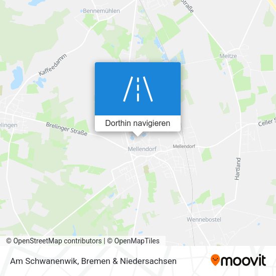 Am Schwanenwik Karte