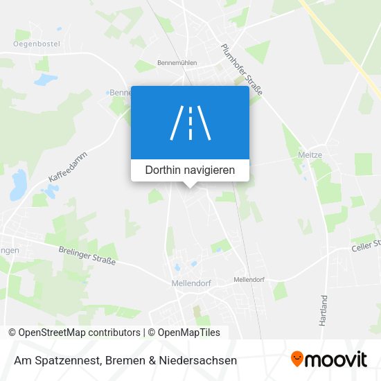 Am Spatzennest Karte