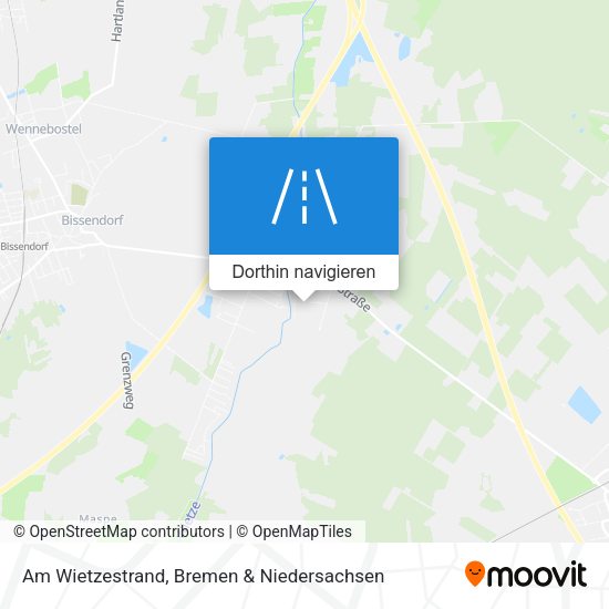 Am Wietzestrand Karte