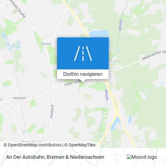 An Der Autobahn Karte