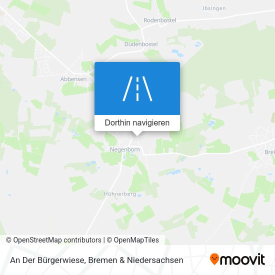 An Der Bürgerwiese Karte