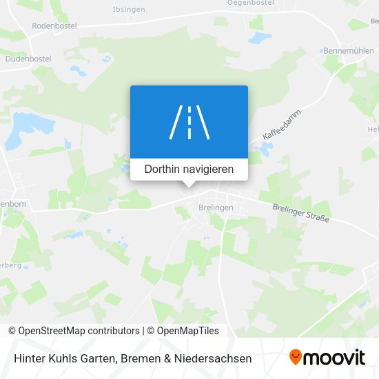 Hinter Kuhls Garten Karte