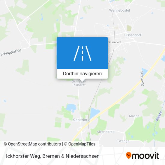 Ickhorster Weg Karte
