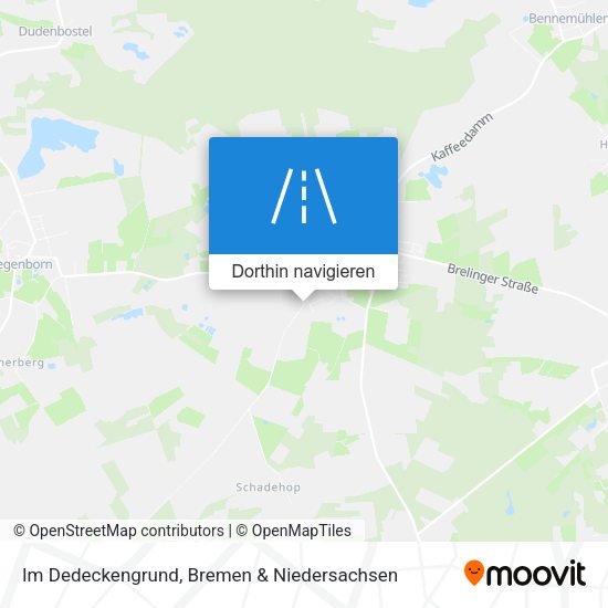 Im Dedeckengrund Karte
