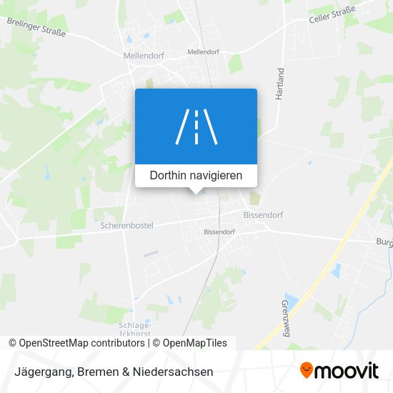 Jägergang Karte