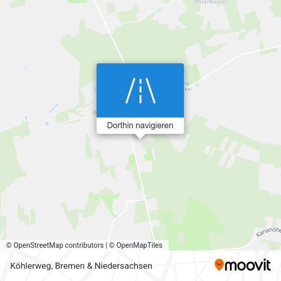 Köhlerweg Karte