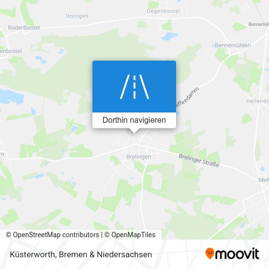 Küsterworth Karte