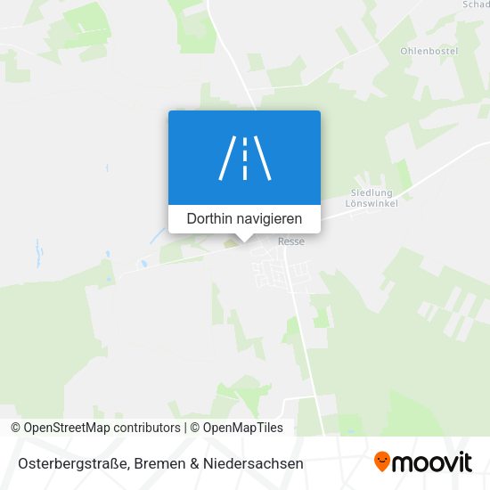 Osterbergstraße Karte