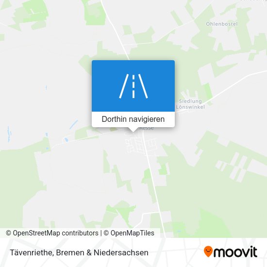 Tävenriethe Karte