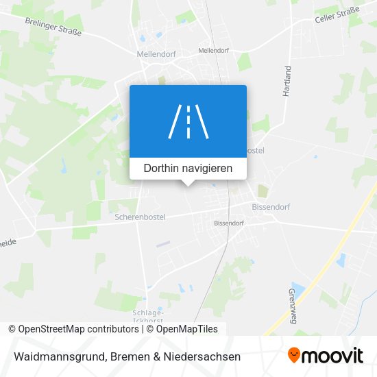 Waidmannsgrund Karte